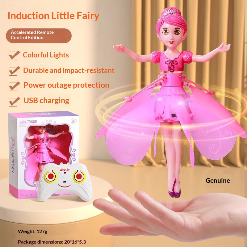 Flying Fairy Gesture-Sensing Smart Motion-Activated Light-Rechargeable Kids Toy Gift 4