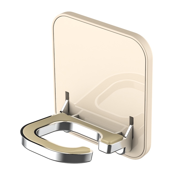 Punch-free Hair Dryer Holder Creamy Style 5