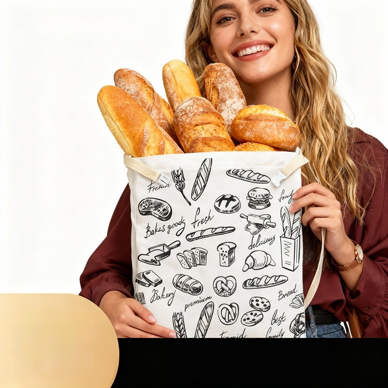 Beeswax Bread Bag, Biodegradable Food Wrap