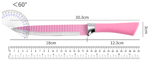 Ensemble de couteaux en acier inoxydable pour usage domestique – Image 3