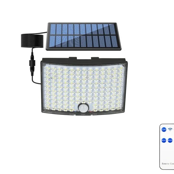 124 LED Solar Human Detection Split Wall