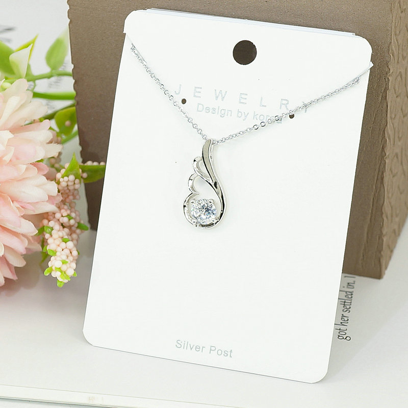 Clavicle Chain Minimalist Small Zircon Pendant Necklace