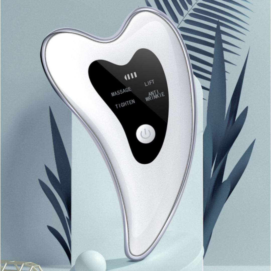 Electric USB Rechargeable Facial Scraping Body Guasha Massager Wrinkle Remover Board Scraping Scraper Tool Body Massage