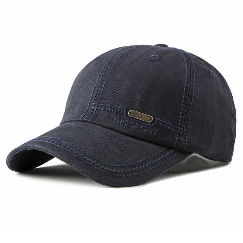 Four-Season Embroidered Casual Sun Hat Mens Baseball Cap