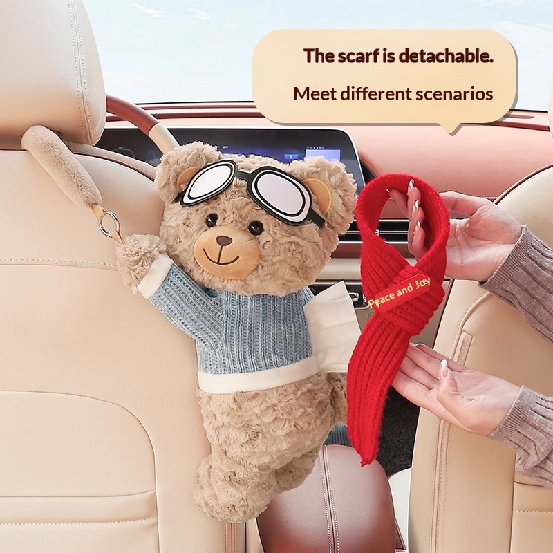 Creative Car Tissue Box Plush Toy 3