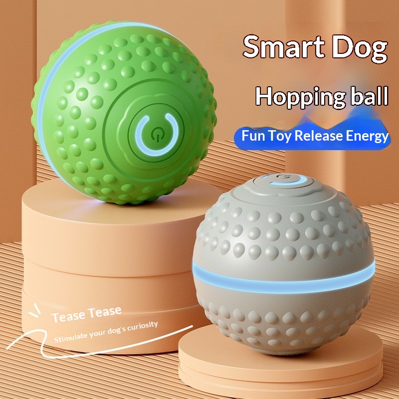 Pelota rodante inteligente para perros