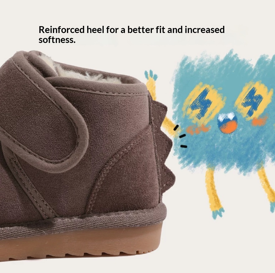 Baby Snow Boots Northeastern Style With Fleece Lining For Winter 3