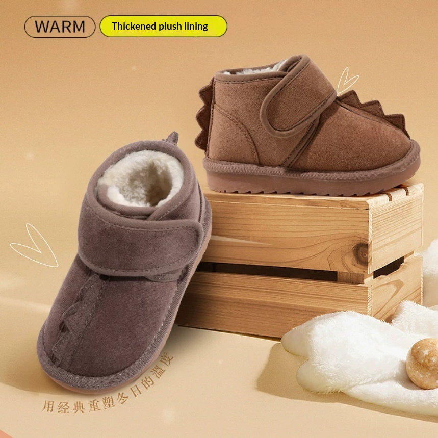 Baby Snow Boots Northeastern Style With Fleece Lining For Winter 4