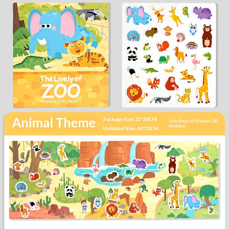 Bubble Stickers Early Learning Toy For Kindergarten 8