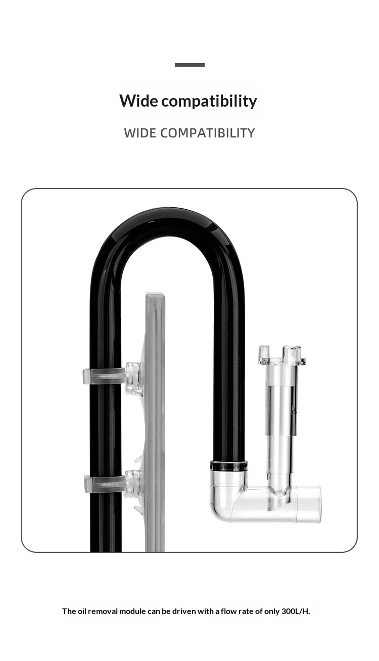 Plastic Oil-removal Film Inlet And Outlet Kit Aquarium Inlet And Outlet Hoses For Fish Tanks detail photo 1