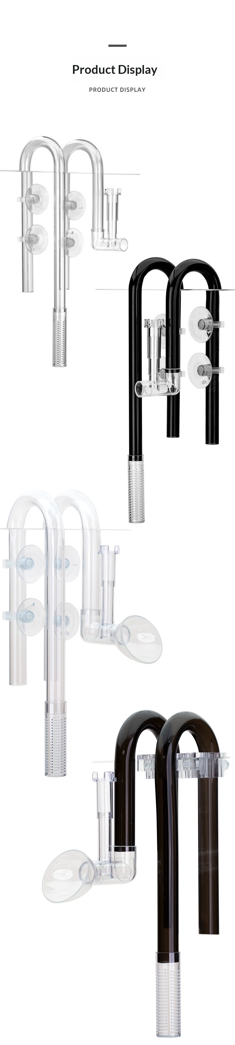 Plastic Oil-removal Film Inlet And Outlet Kit Aquarium Inlet And Outlet Hoses For Fish Tanks detail photo 5