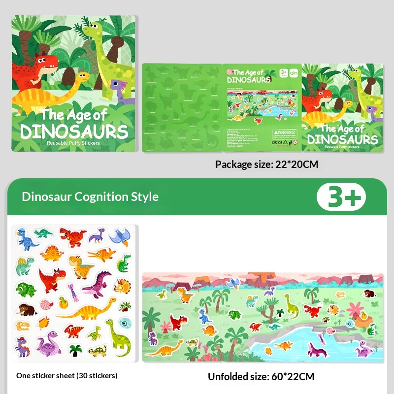 Bubble Stickers Early Learning Toy For Kindergarten 7