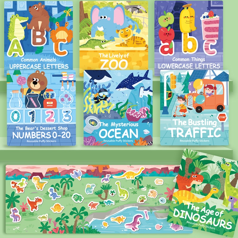 Bubble Stickers Early Learning Toy For Kindergarten