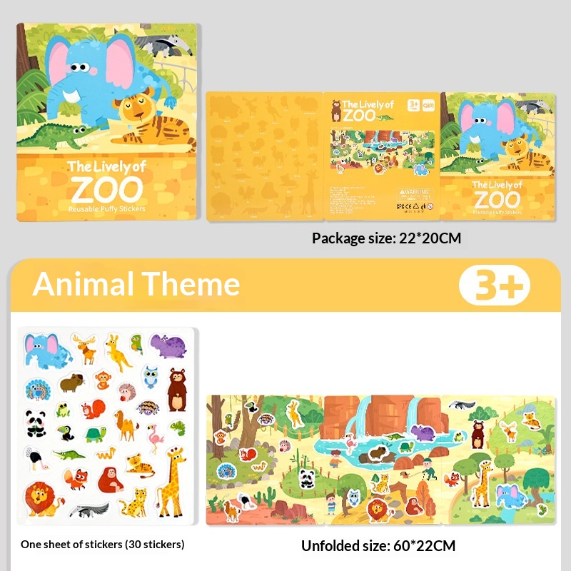 Bubble Stickers Early Learning Toy For Kindergarten 5