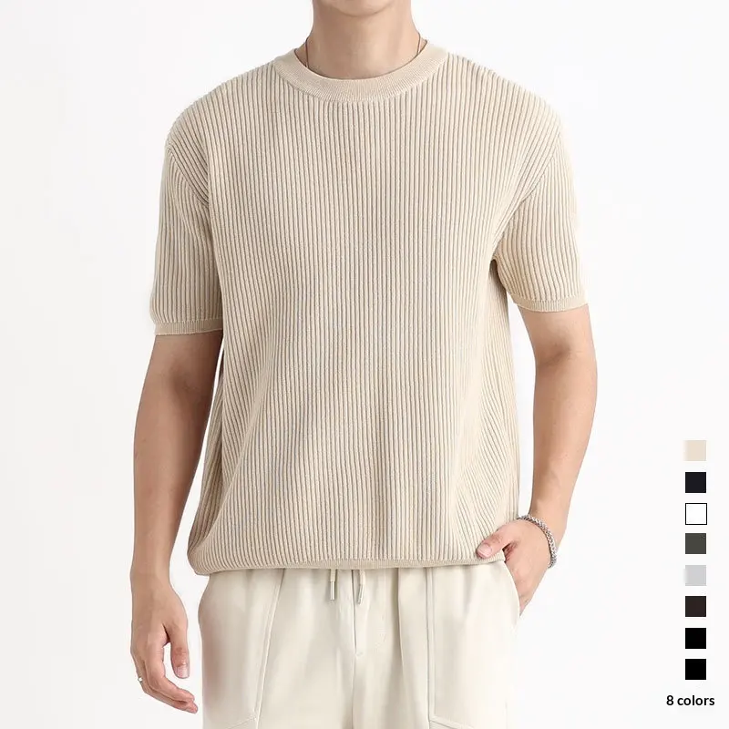 Casual And Relaxed Round-neck Men's Trendy Clothing