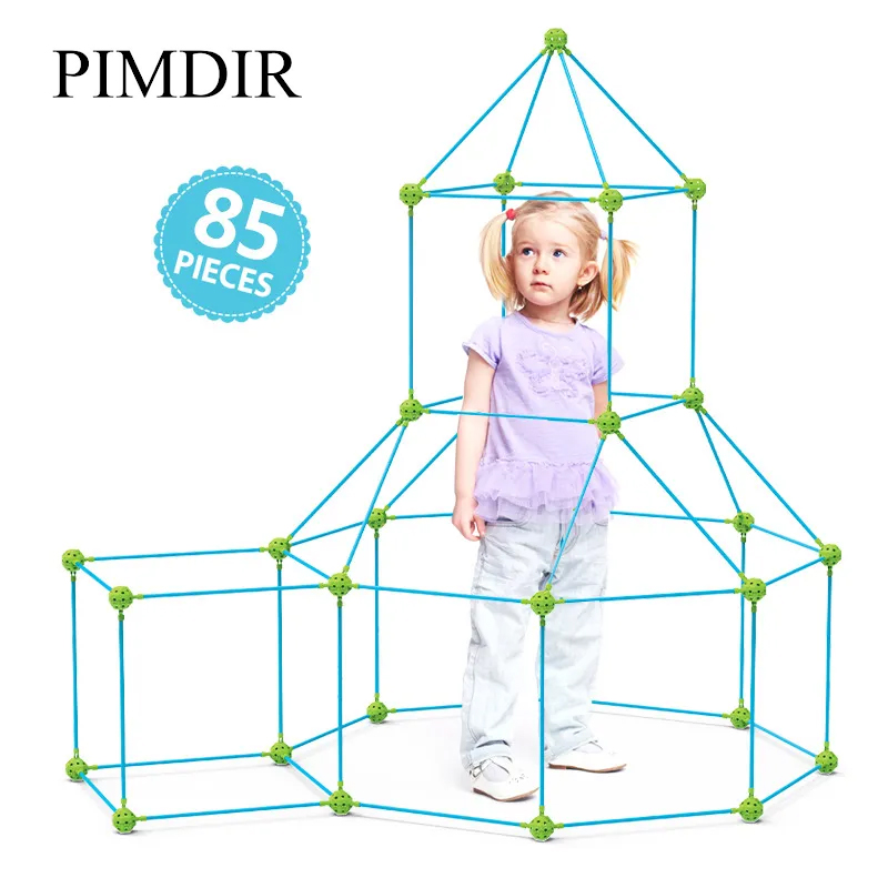 PIMDIR Building Block Play House Outdoor Children's Tent