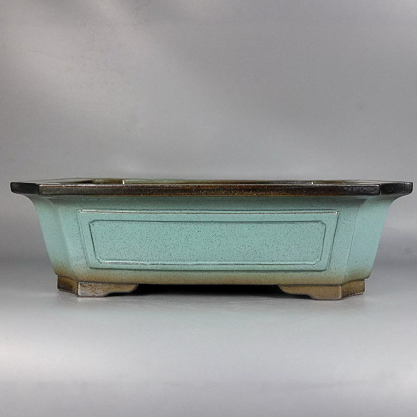 Fine-Grade Colored Glaze Bonsai Flower Pot