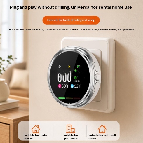 Carbon Monoxide Detector For Home And Camping Smart Air Quality Alarm 6