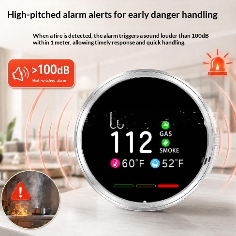 Carbon Monoxide Detector For Home And Camping Smart Air Quality Alarm 2