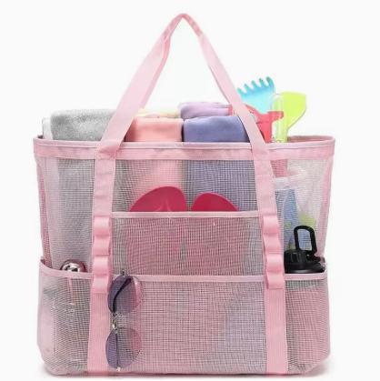 Summer Swimming Beach Swimwear Mesh Storage Bag