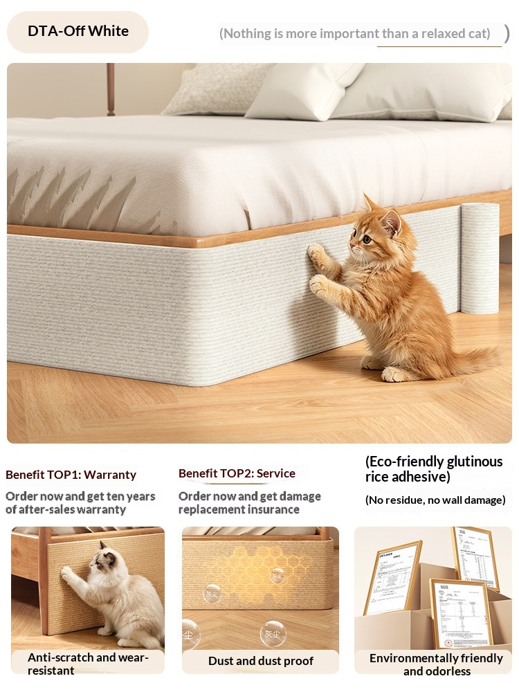 Wear Resistant And Non Shedding Vertical Wall Sticker Cat Scratch Board 7