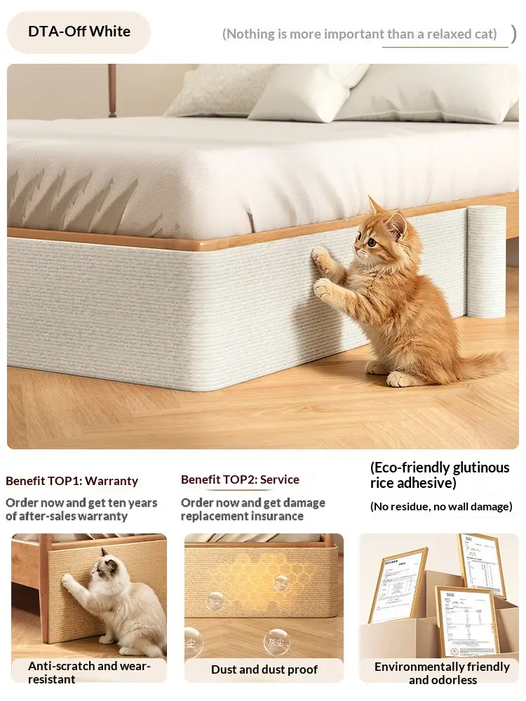 Wear Resistant And Non Shedding Vertical Wall Sticker Cat Scratch Board