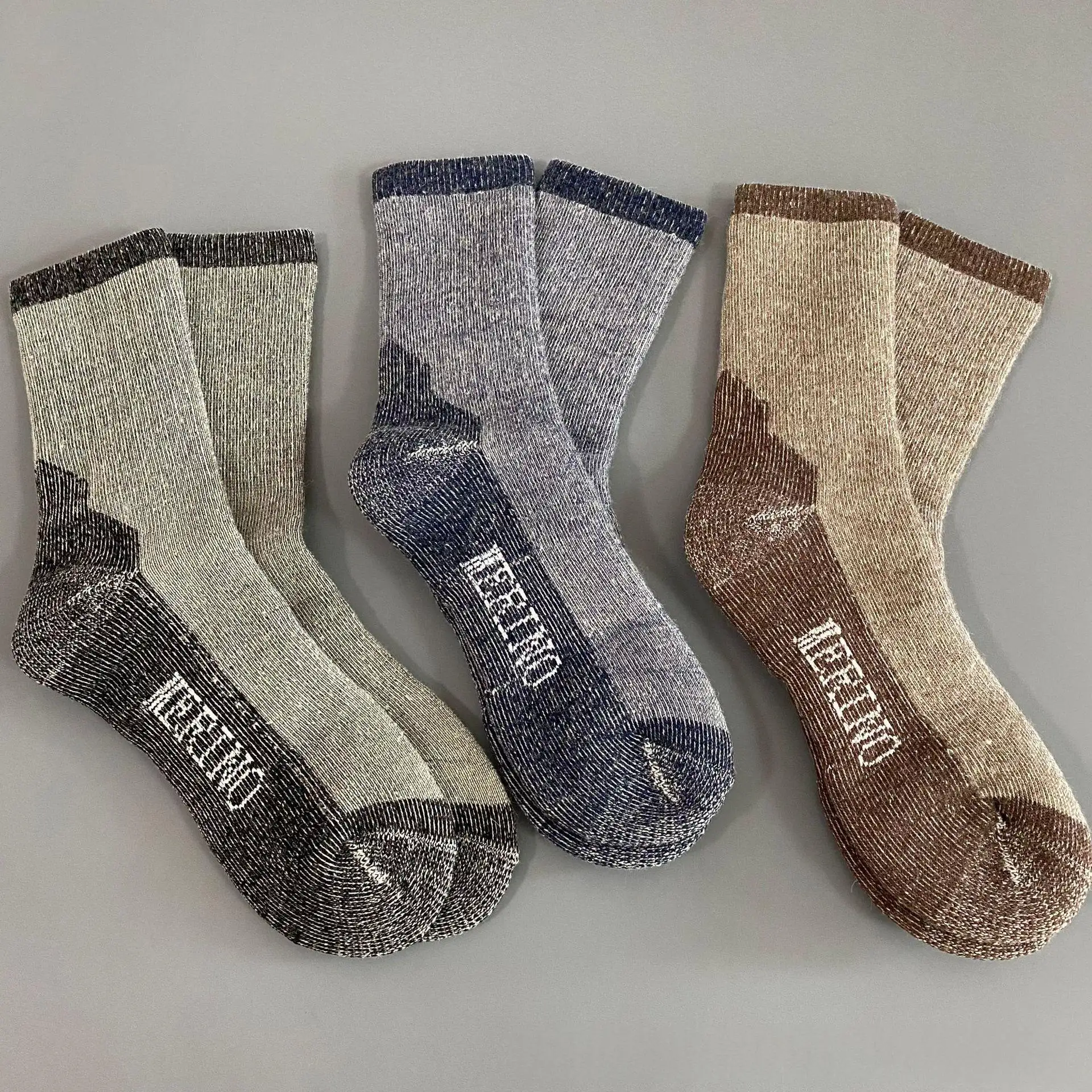 Wool Outdoor Hiking And Mountaineering Thickened Warm