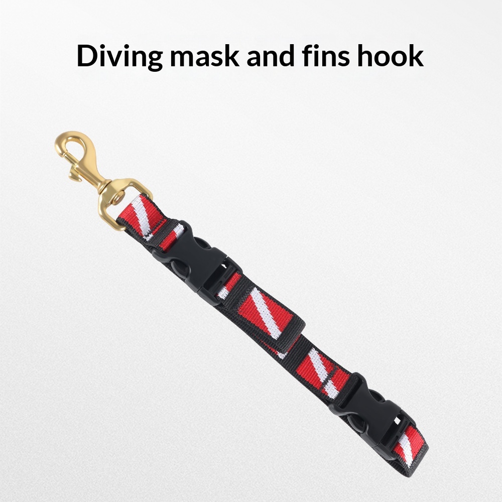 Diving Fin Hook Quick-release Buckle Strap Diving Gear Accessory