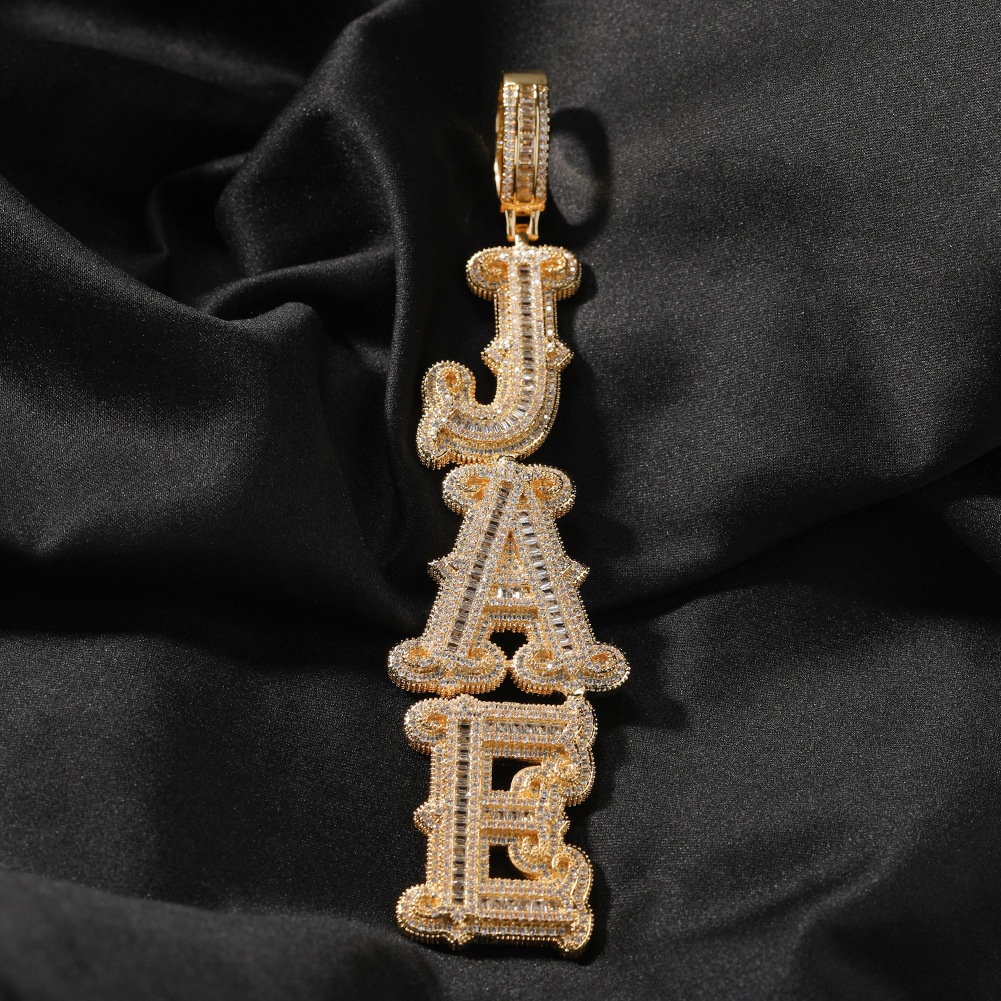 ネックレス（Fashion Vertical Full-diamond Studded I…）