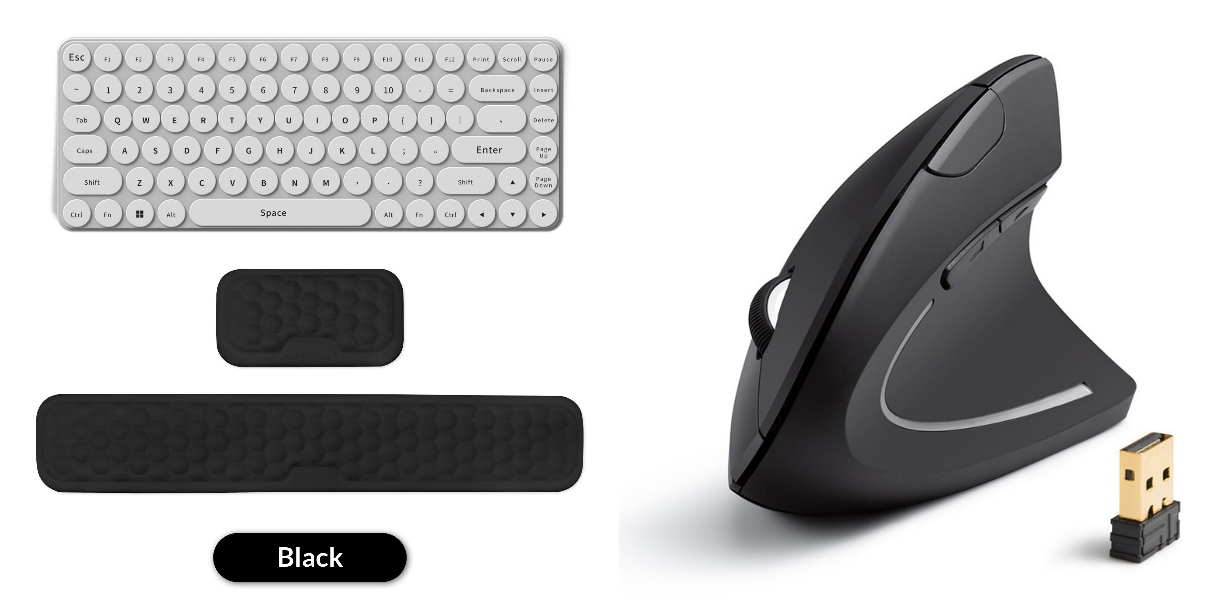 Memory Foam Wrist Rest Mouse Pad And Mechanical Keyboard Palm Rest 8