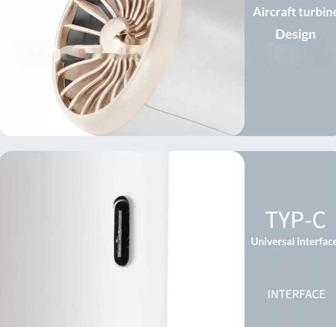 Neck-mounted Lazy Silent USB Charging Fan