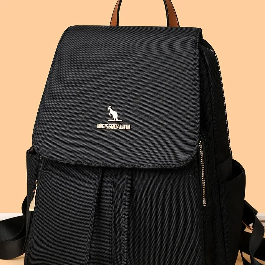 Stylish Nylon Backpack For Women Korean-style Casual