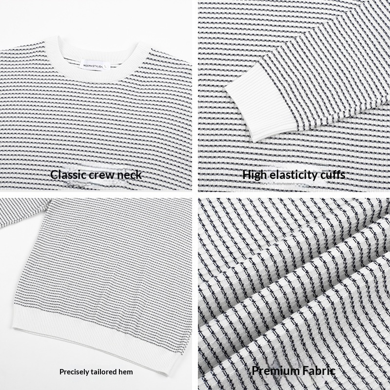 Round-Neck Knit Sweater, picture 8 of 9