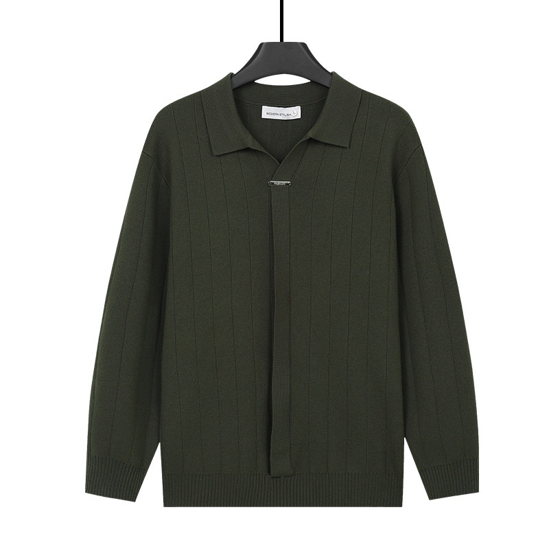 Lapel Knitted Cardigan