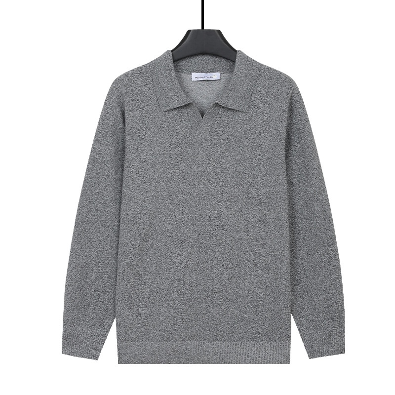 V-Neck Knitted Pullover Sweater, picture 6 of 7