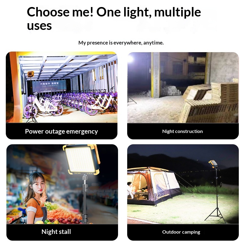 Camping Lamp Outdoor Solar charged Camping Light