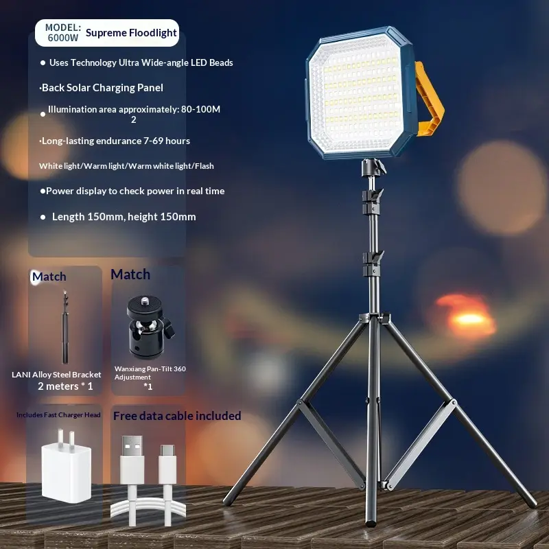 Camping Lamp Outdoor Solar charged Camping Light