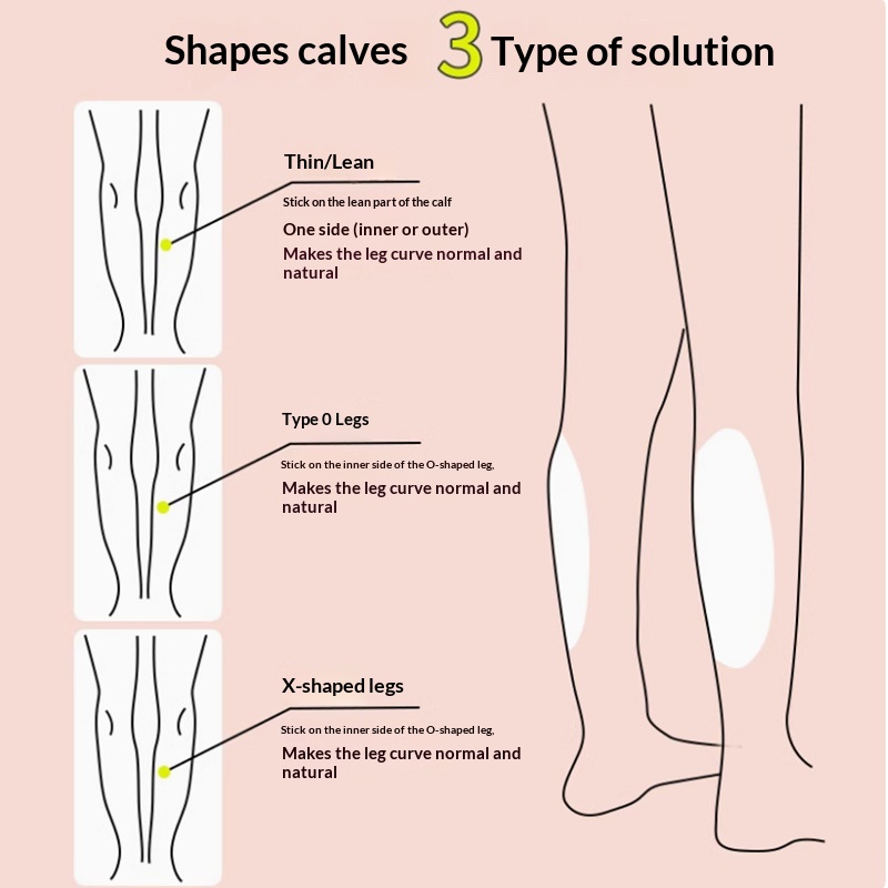 Straight Leg Silicone Leg Shaping Corrector Calf Sticking Patch 5