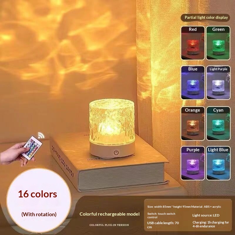 LED Water Ripple Table Lamp, picture 2 of 3