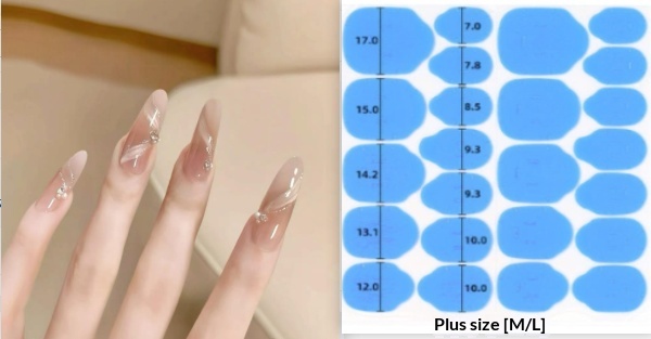 Pure And Alluring Nude Gradient Purely Handmade Wearable Nails