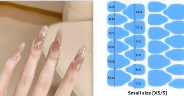 Pure And Alluring Nude Gradient Purely Handmade Wearable Nails