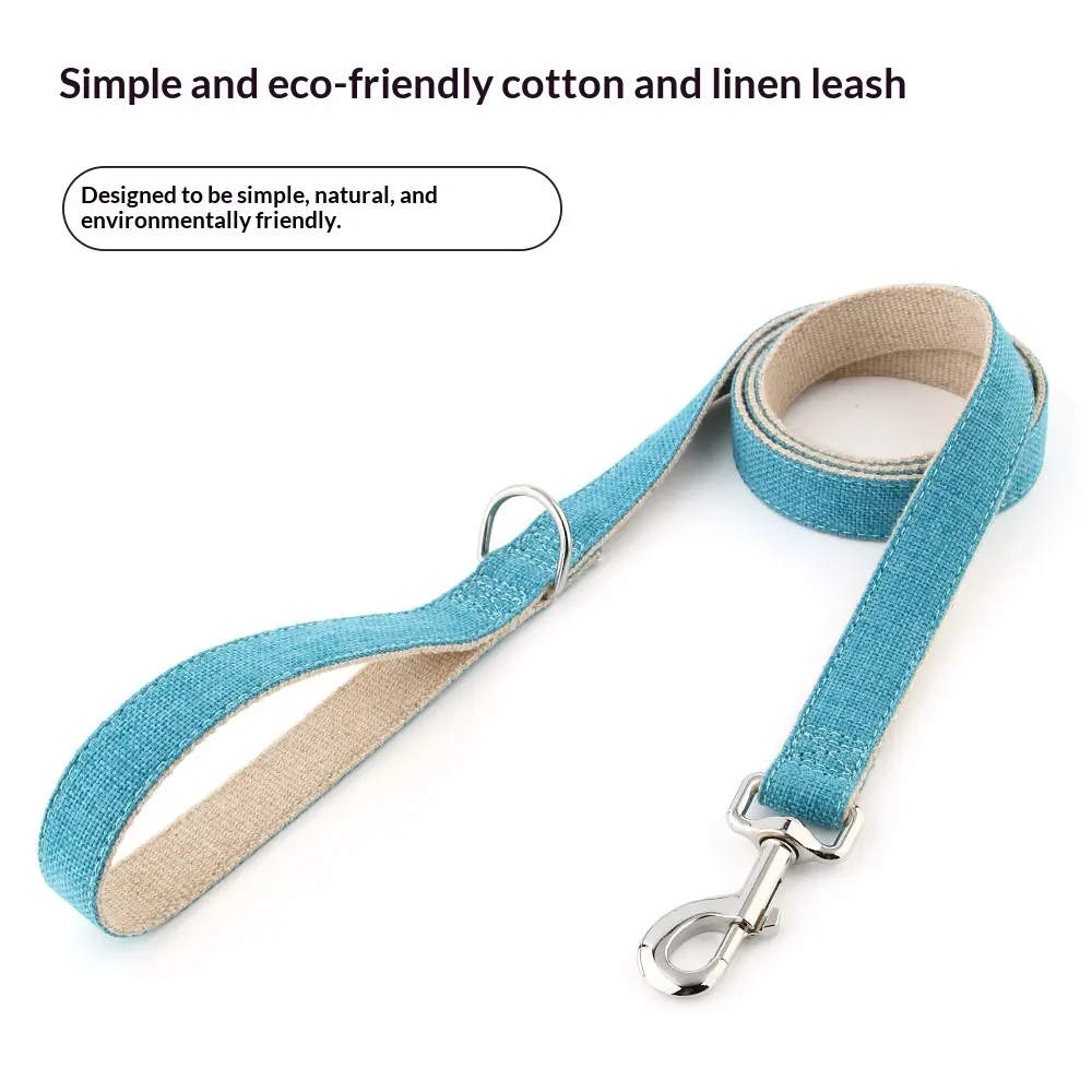 Dog Leash Cotton And Linen