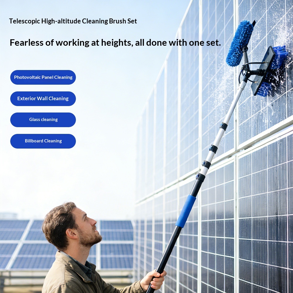 Photovoltaic Tool Solar Glass Cleaning Brush