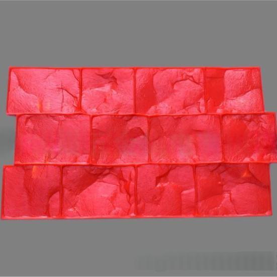Colored Concrete Stamped Paving Art Molds