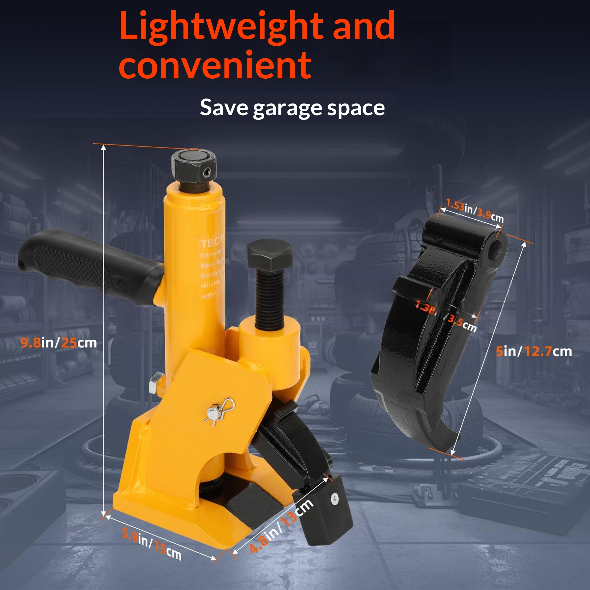 Compact Car Tire Press Manual Tire Changer 4