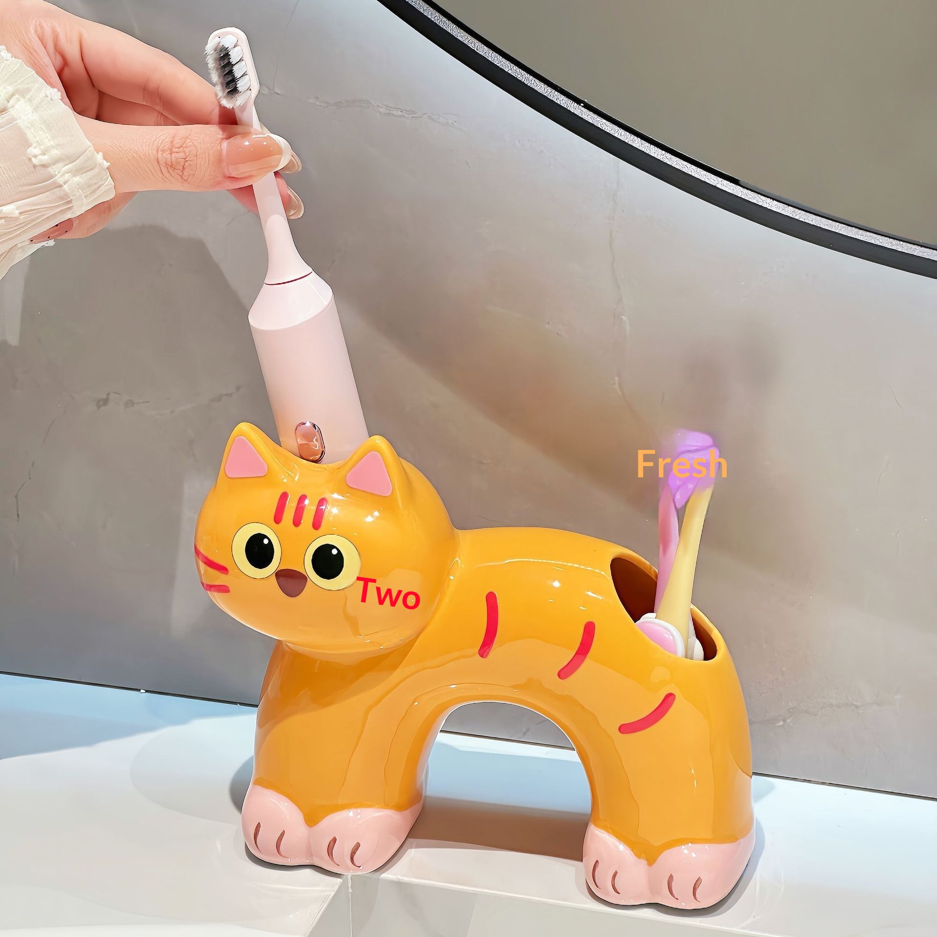 Household Ceramic Toothbrush Holder 4