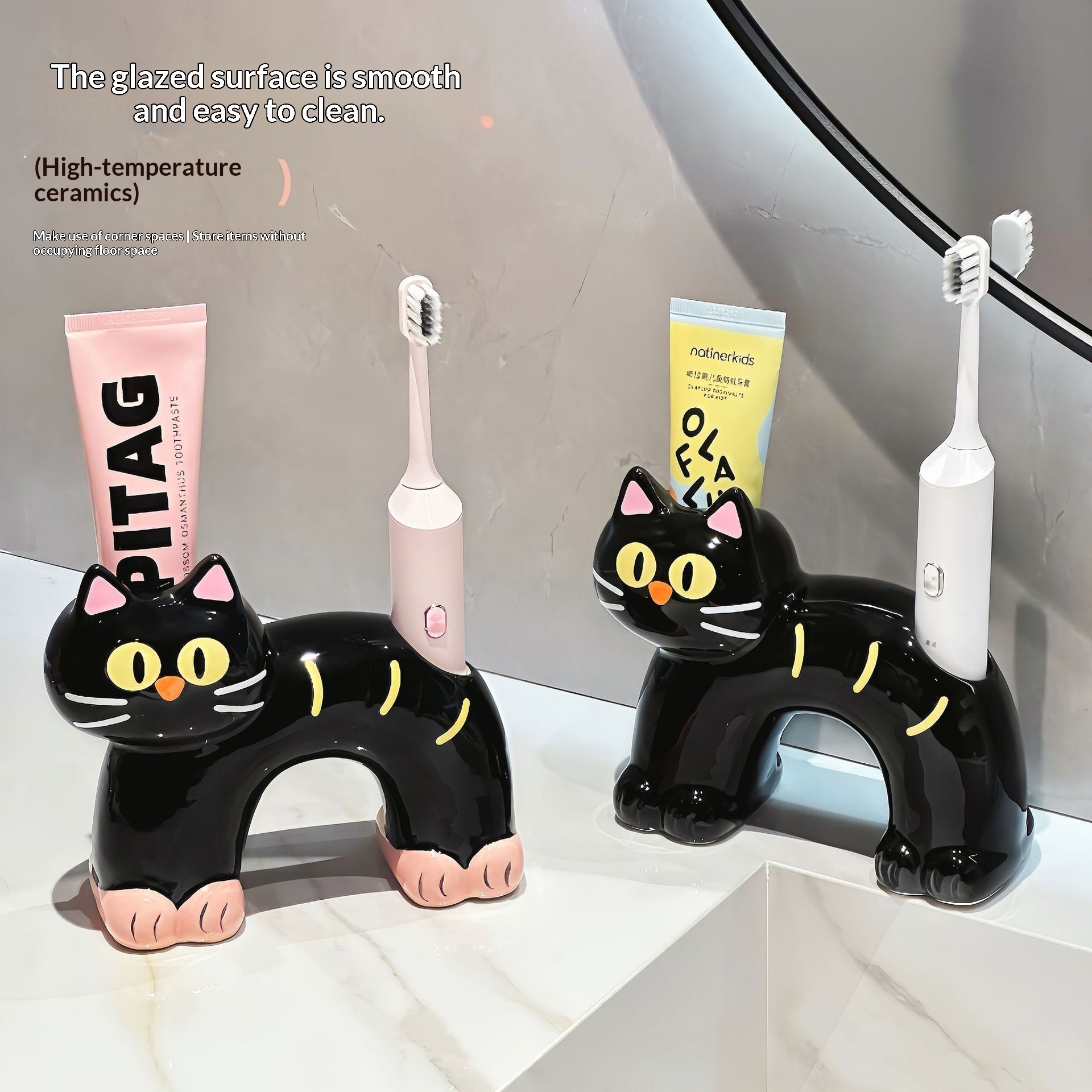 Household Ceramic Toothbrush Holder 3