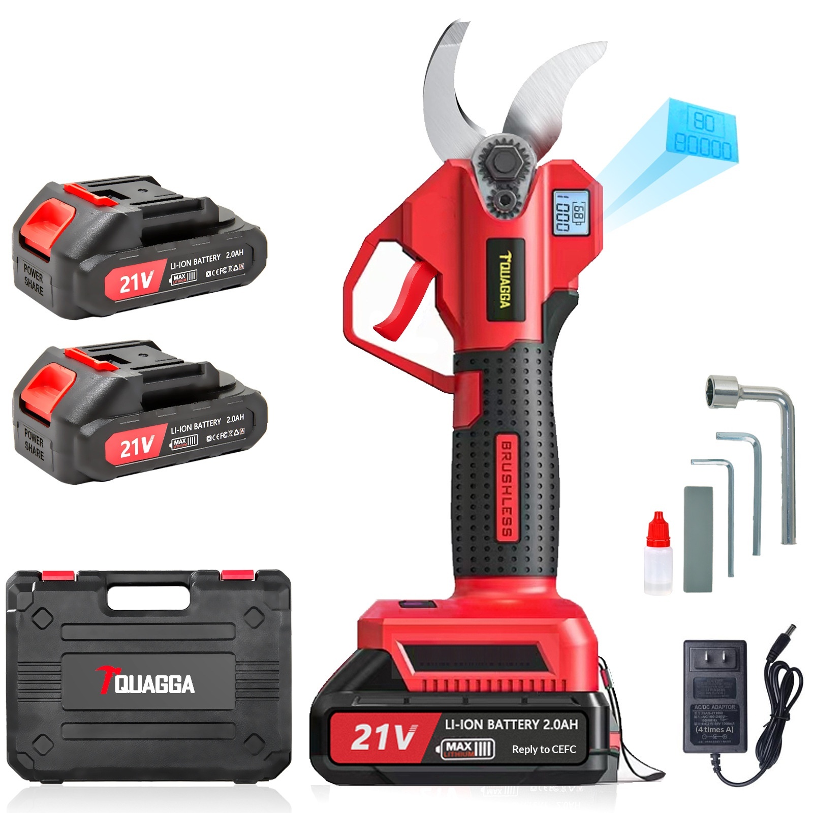 Wireless Portable Cordless Lithium Battery Garden Electric Pruning Shears