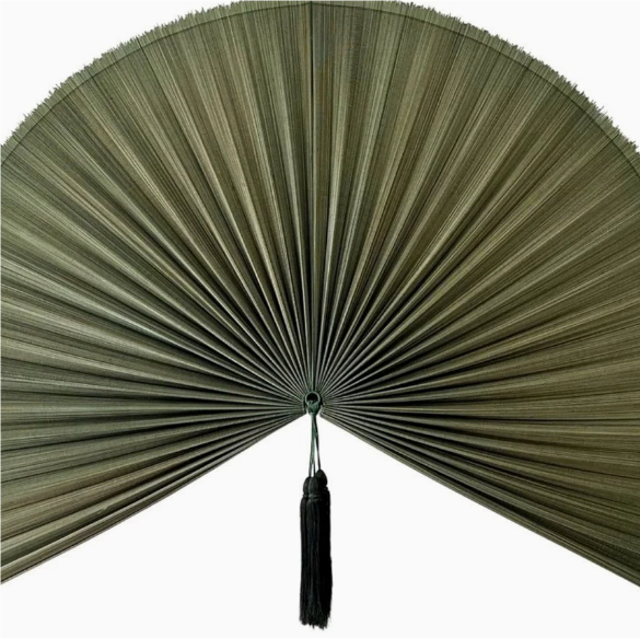 Decorative Hanging Fan For Tea Rooms Wall-Mounted Craft Fan Creative Decorative Hanging Ornament - image 4