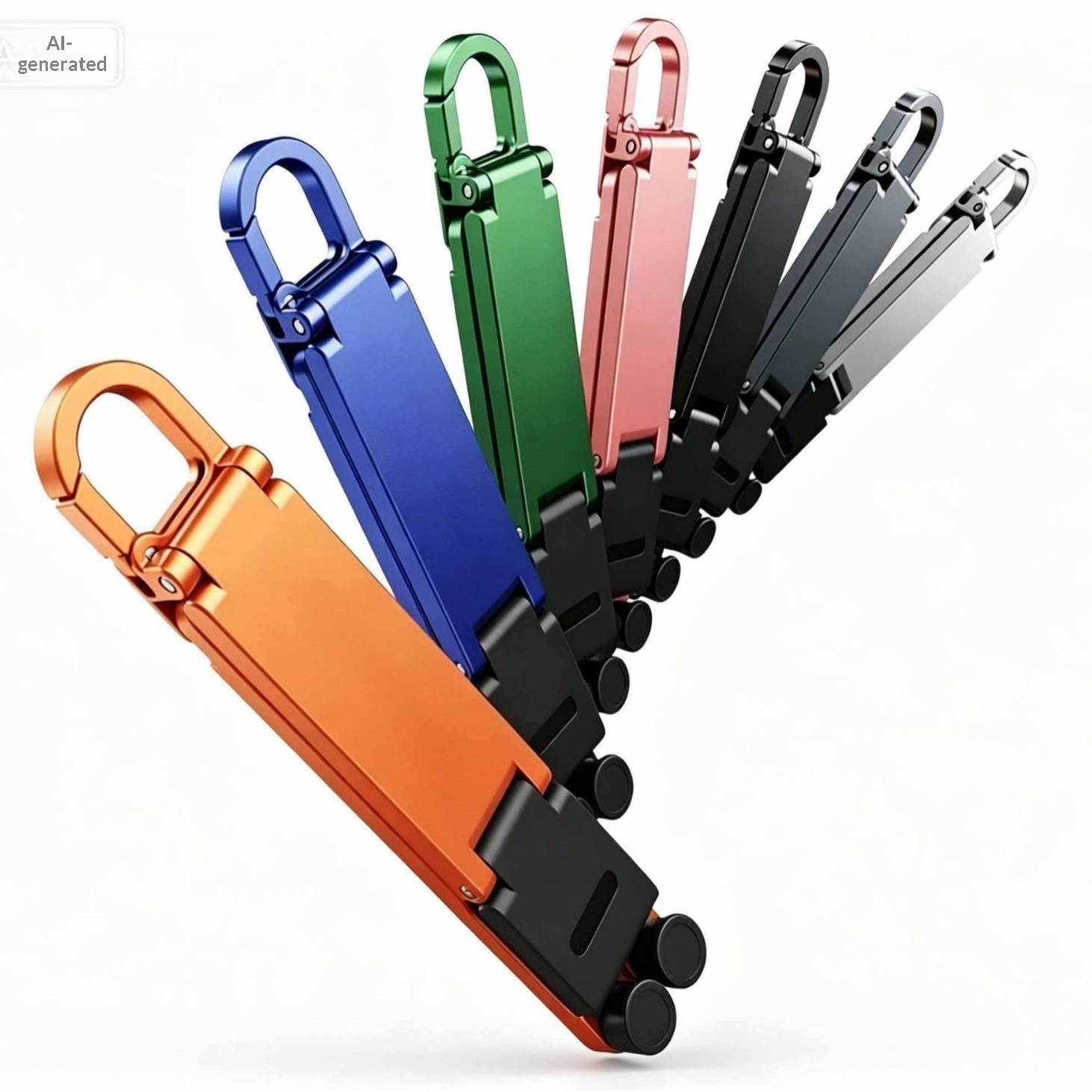 Mini Multi-function Keychain Hook And Desktop Phone Stand